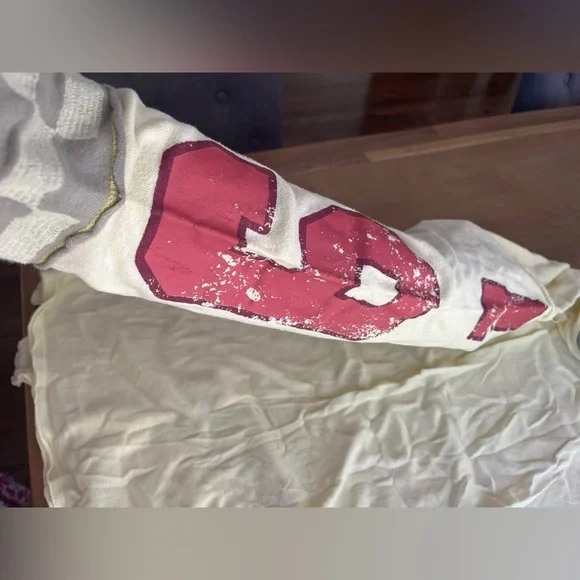 Free People We The Free Invincible Graphic Embroidered Flower Checker Top Medium - Picture 7 of 7